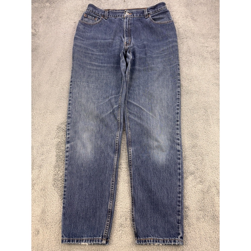 VTG Levis 550 Jeans Women 16 Mis L  Blue Relaxed Fit Tapered Y2K Denim 00'‎ USA